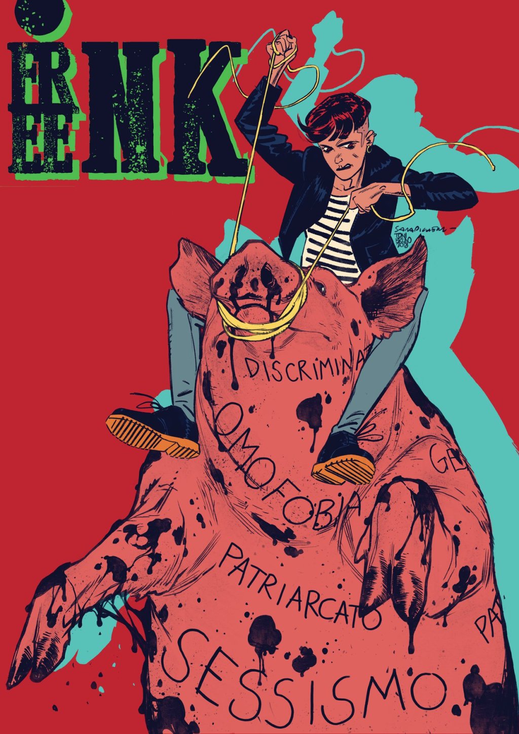 Basta con l’uso di parole come porci, topi, branco e sciacalli e delle loro immagini per parlare di persone che agiscono violenza&nbsp;patriarcale